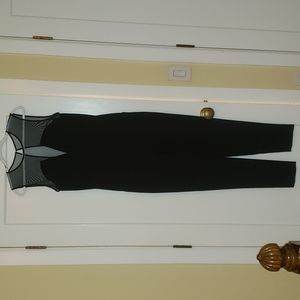 Bcbg generation black sleeveless jumpsuit